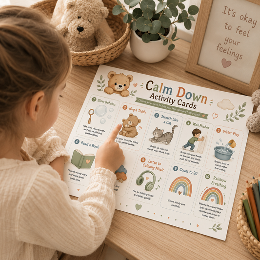 Calm Down Activity Cards