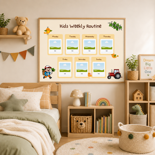 Kids Weekly Routine Planner