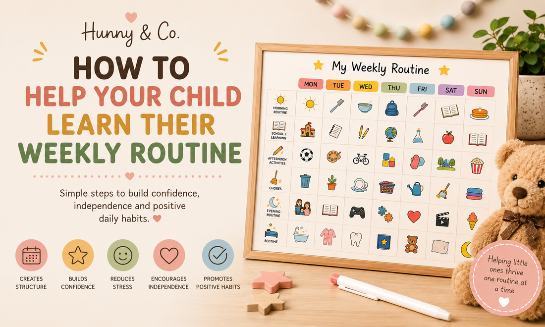 How to Help Your Child Learn Their Weekly Routine