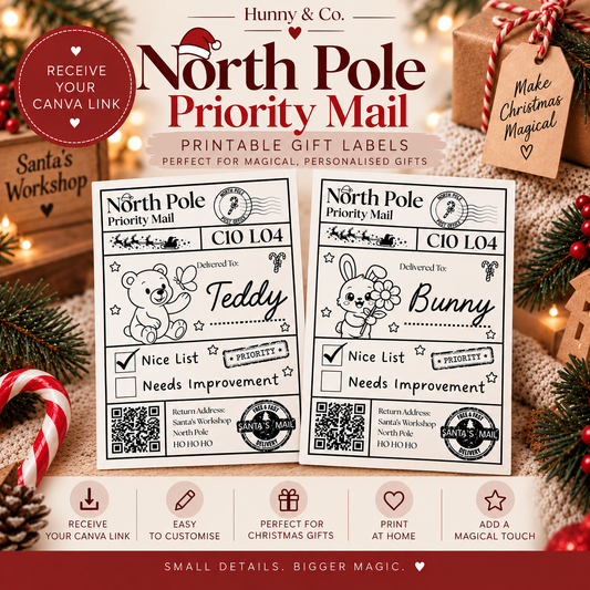 Editable Christmas Label