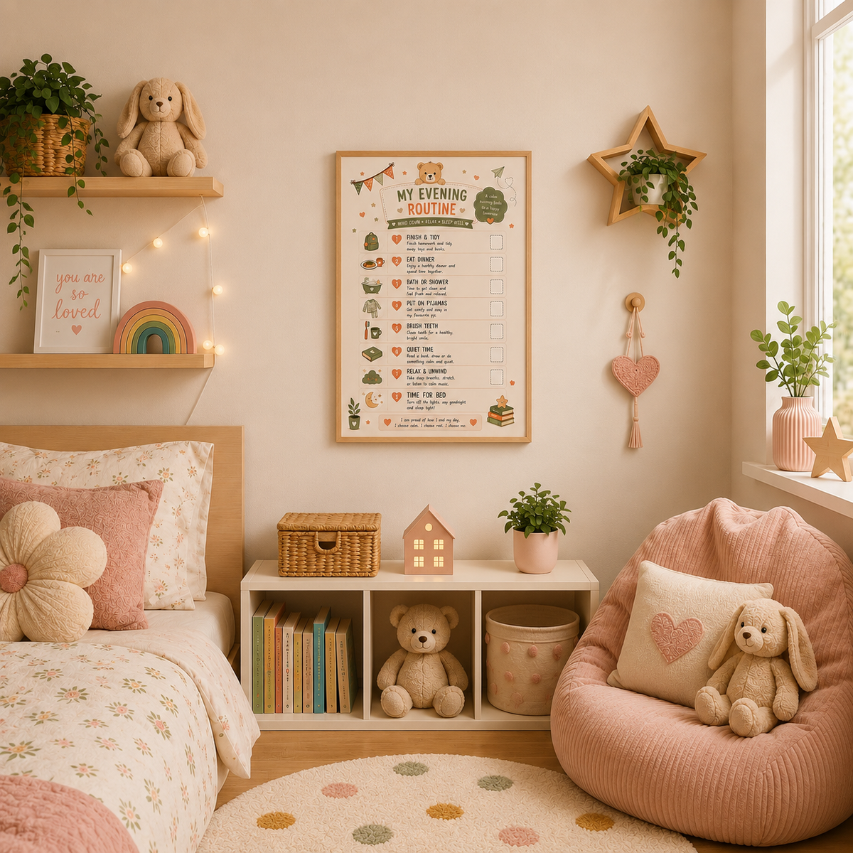 Children’s Evening Routine Poster