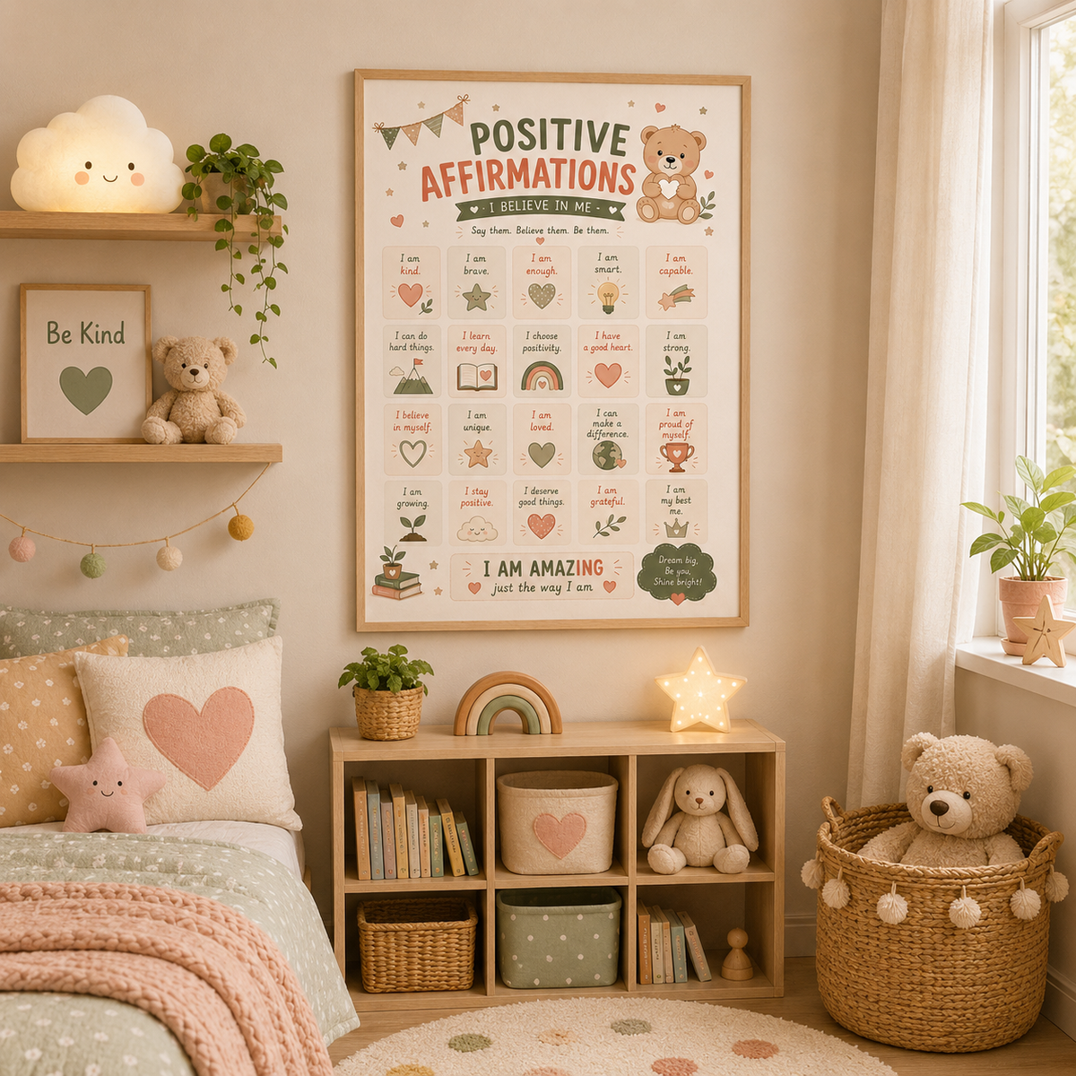 Positive Affirmations Poster