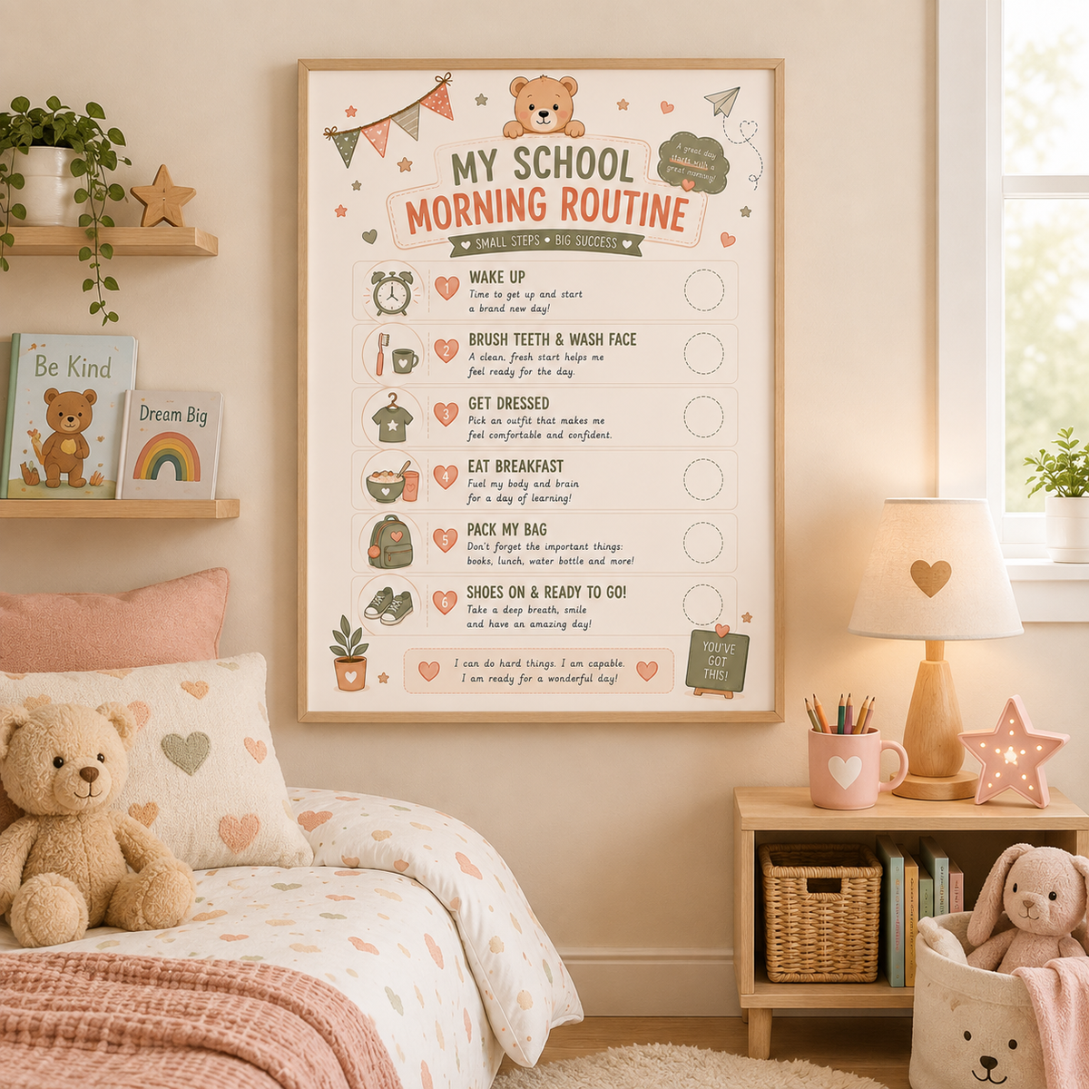 Morning Routine Poster