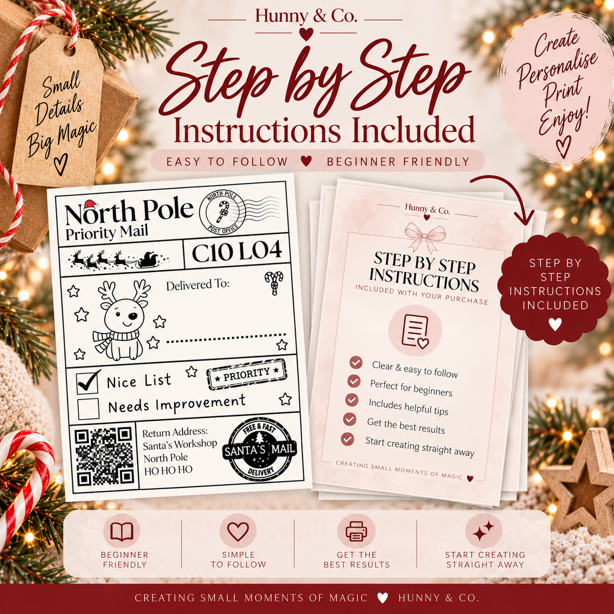 Editable Christmas Label