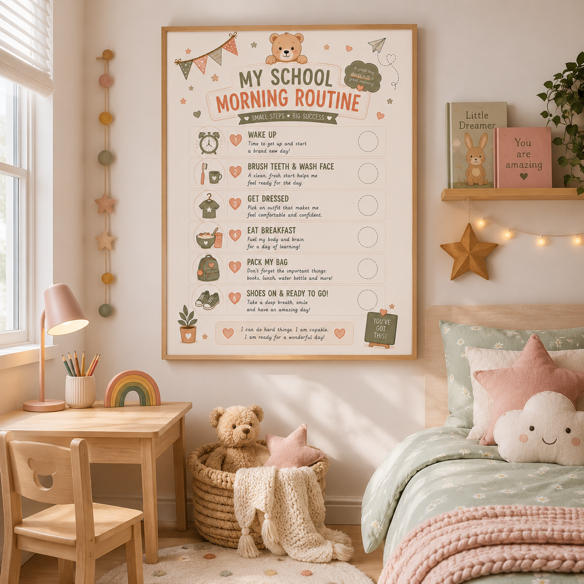 Morning Routine Poster