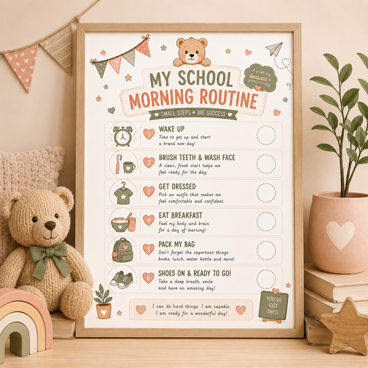 Morning Routine Poster